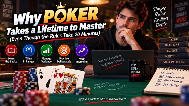 Why Poker Takes a Lifetime to Master (Even Though the Rules Take 20 Minutes)